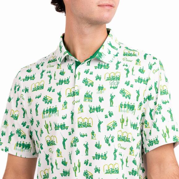 Good Good 16th hole polo green golf shirt sz 2XL $75 new MT84 - Picture 3 of 9